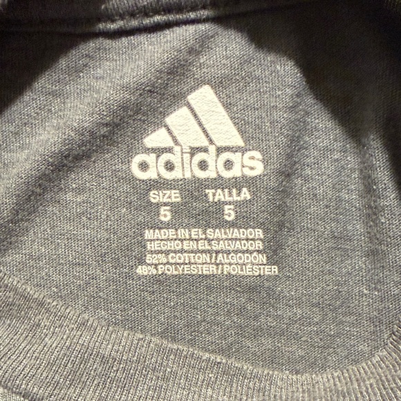 Adidas Kids tee in gray - Picture 2 of 3